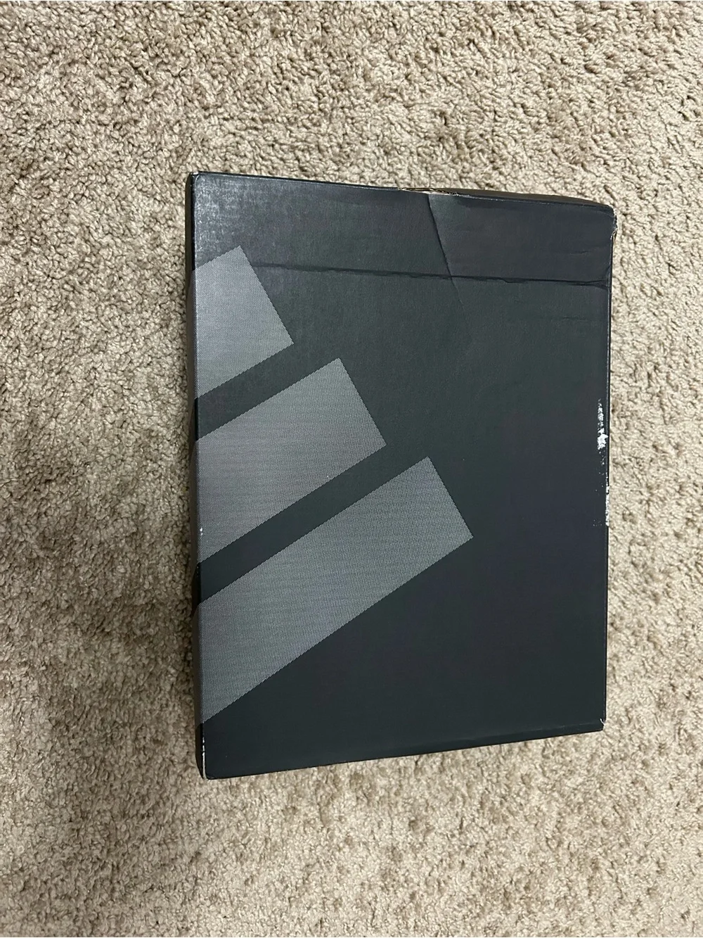 adidas Black and Gray Shoe Box